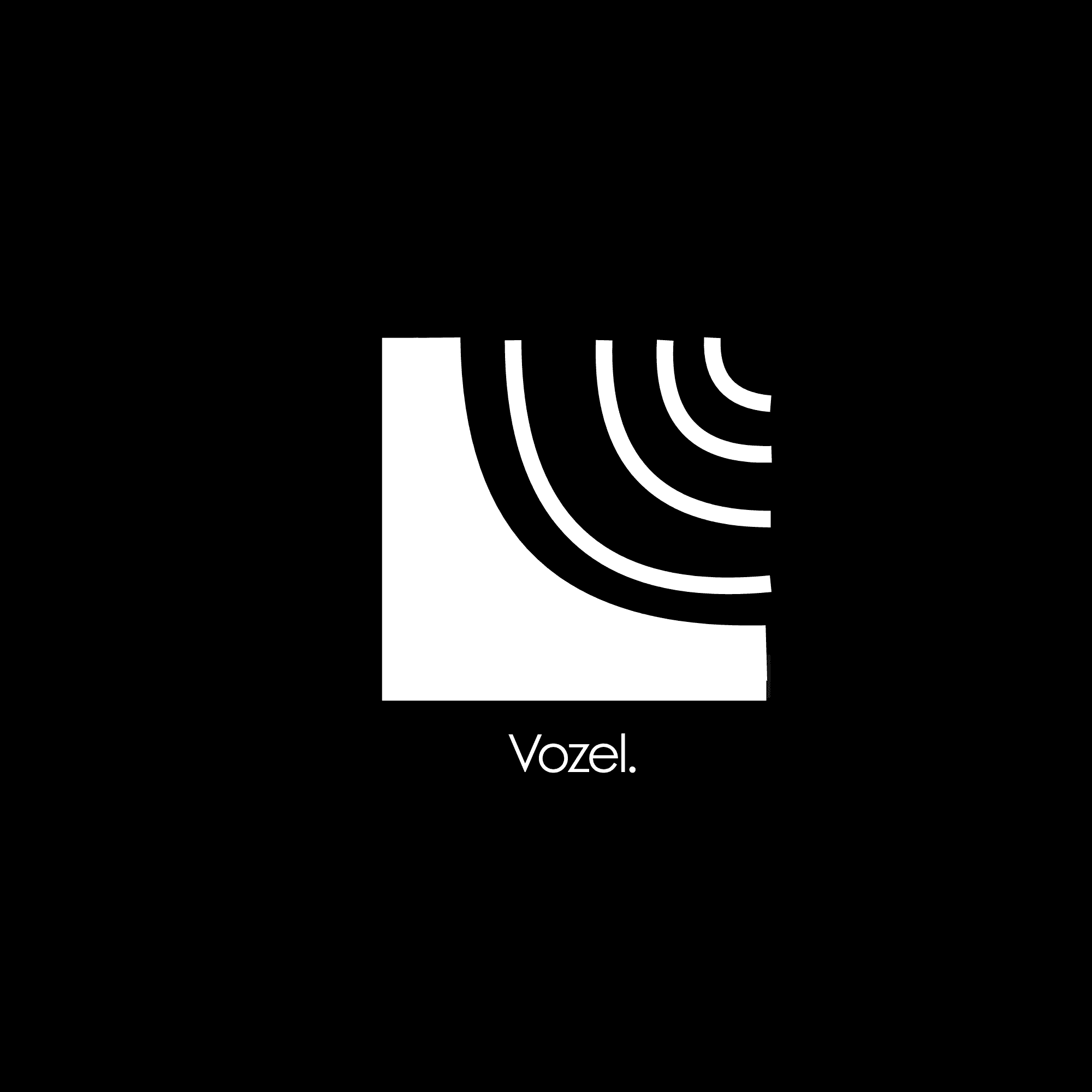 Vozel icon and wordmark